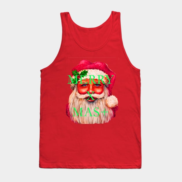 MERRY X MAS with santa claus Tank Top by ZOO OFFICIAL